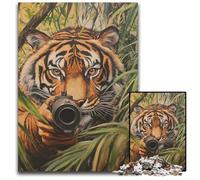 JigsawPuzzle a Pieces for Adults Jungle Marksman Wooden Jigsaw Puzzles Relaxing Entertainment Perfect Christmas GiftHome Decor 1000 PCS(75x50cm)