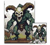 JigsawPuzzle a Pieces for Adults Skull Paper Jigsaw Puzzles Relaxing Entertainment Perfect Christmas GiftHome Decor 1000 PCS(38x26cm)