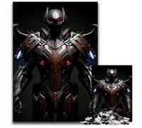 JigsawPuzzle a Pieces for Adults Super Hero with Armor Wooden Jigsaw Puzzles Relaxing Entertainment Perfect Christmas GiftHome Decor 1000 PCS(75x50cm)