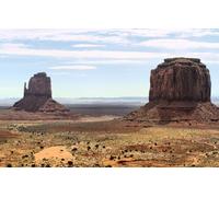Jigsaws 100 pieces for adults - 100 piece jigsaw puzzles for adults is ideal as a gift for the whole family and the jigsaw puzzle, Mountains, Desert, Utah, Monument Valley 45.5x35.5CM