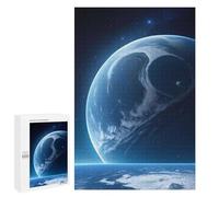 Jigsaws 1000 PCS for Adults Distant View of Earth Jigsaws for Adults Toy Wall Decor Birthday Present Unique Birthday And Xmas Gifts 1000 PCS