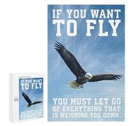 Jigsaws 1000 PCS for Adults Eagle Success Motivation Adult Jigsaw Puzzle Brain Teaser Game A Work of Art Fun at Home Activities, 1000 PCS