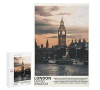 Jigsaws 1000 PCS for Adults London City Jigsaws for Adults Toy Wall Decor Birthday Present Unique Birthday And Xmas Gifts 1000 PCS