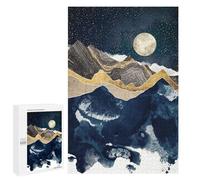 Jigsaws 1000 PCS for Adults Midnight Winter Adult Jigsaw Puzzle Brain Teaser Game A Work of Art Fun at Home Activities, 1000 PCS