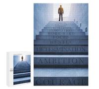 Jigsaws 1000 PCS for Adults Steps To Success Adult Jigsaw Puzzle Brain Teaser Game A Work of Art Fun at Home Activities, 1000 PCS