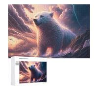 Jigsaws 1000 PCS for Adults Thundering Arctic Majesty -2 Jigsaw Puzzle Brain Teaser Game Presents for Women Fun Activities at Home 1000 PCS