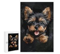 Jigsaws 1000 PCS for Adults Yorkshire Terrier Jigsaw Puzzle Brain Teaser Game Presents for Women Fun Activities at Home 1000 PCS