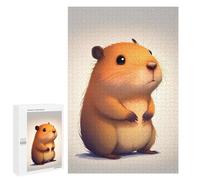 Jigsaws 1000 PCS for Teenagerss Capybara Cute Animal Jigsaws for Adults Brain Teaser Game Birthday Present Challenging To Complete 1000 PCS