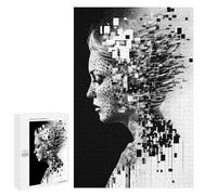 Jigsaws 1000 PCS for Teenagerss Companion Code Jigsaw Puzzle Brain Teaser Game Stress Reliever Challenging To Complete 1000 PCS