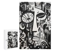 Jigsaws 1000 PCS for Teenagerss Cubism Modern Art Portrait Jigsaw Puzzle Brain Teaser Game Stress Reliever Challenging To Complete 1000 PCS