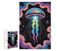 Jigsaws 1000 PCS for Teenagerss Jellyfish in Space Puzzles for Adults Hands-on Game Birthday Present Birthday Present, Gifts, 1000 PCS