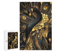 Jigsaws 1000 PCS for Teenagerss Kintsugi Peacock Puzzles for Adults Hands-on Game Birthday Present Birthday Present, Gifts, 1000 PCS