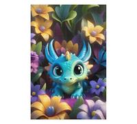 Jigsaws 1000 PCS for Teenagerss Little Dragon Jigsaw for Adults Brain Teaser Game Analysis And Logic Gifts for Friends And Family 1000 PCS