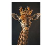 Jigsaws 1000 PCS for Teenagerss Little Giraffe King Jigsaw for Adults Brain Teaser Game Analysis And Logic Gifts for Friends And Family 1000 PCS