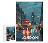 Jigsaws 1000 PCS for Teenagerss London Big Ben Jigsaws for Adults Brain Teaser Game Birthday Present Challenging To Complete 1000 PCS
