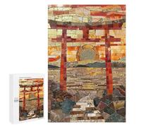 Jigsaws 1000 PCS for Teenagerss Mosaic Torii Harmony Art Puzzles for Adults Hands-on Game Birthday Present Birthday Present, Gifts, 1000 PCS