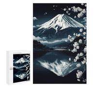 Jigsaws 1000 PCS for Teenagerss Mount Fuji Night Scene Puzzles for Adults Hands-on Game Birthday Present Birthday Present, Gifts, 1000 PCS
