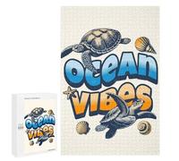 Jigsaws 1000 PCS for Teenagerss Ocean Sea Turtle Puzzles for Adults Hands-on Game Birthday Present Birthday Present, Gifts, 1000 PCS