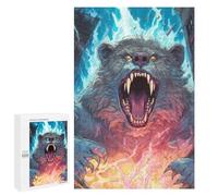 Jigsaws 1000 PCS for Teenagerss Thundering Beast Unleashed Jigsaws for Adults Brain Teaser Game Birthday Present Challenging To Complete 1000 PCS