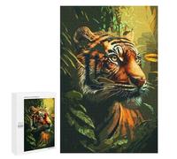 Jigsaws 1000 PCS for Teenagerss Tiger Head Abstract Puzzles for Adults Hands-on Game Birthday Present Birthday Present, Gifts, 1000 PCS