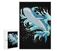 Jigsaws 1000 PCS for Teenagerss Whale Shark Scuba Diving Jigsaw Puzzle Brain Teaser Game Stress Reliever Challenging To Complete 1000 PCS