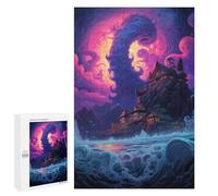 Jigsaws 1000 PCS for Teenagerss Whispering Waves A Mystical Coastal Retreat Jigsaws for Adults Brain Teaser Game Birthday Present Challenging To Complete 1000 PCS