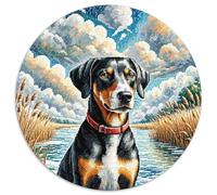 Jigsaws 1000 Piece 1000pcs (67.5x67.5cm) for Adults Dobie Dog Challenging & Educational Art Animal Cute Pets Family Game Cardboard Challenge