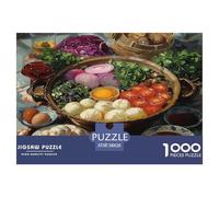Jigsaws 1000 Piece Abundant Cuisine - Artwork A Funny And Artistic Puzzle Gifts for Children Boys Girls Puzzles 38x26cm/1000pcs