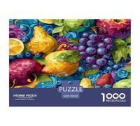 Jigsaws 1000 Piece Abundant Cuisine - Artwork for Adults Or Families Home Decoration Puzzles 70x50cm/1000pcs