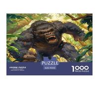 Jigsaws 1000 Piece Die Gorilla - Artistic Wildlife A Funny And Artistic Puzzle Educational Games Puzzles 70x50cm/1000pcs