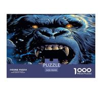 Jigsaws 1000 Piece Die Gorilla - Artistic Wildlife A Funny And Artistic Puzzle Home Decoration Puzzles 70x50cm/1000pcs