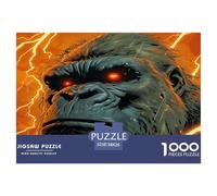 Jigsaws 1000 Piece Die Gorilla - Artistic Wildlife for Adults Or Families A Funny And Artistic Puzzle Puzzles 38x26cm/1000pcs