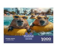 Jigsaws 1000 Piece Guinea Pig - Artistic Animals A Funny And Artistic Puzzle for Families Puzzles 52x38cm/1000pcs
