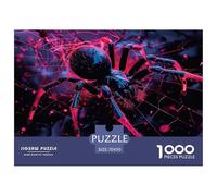 Jigsaws 1000 Piece Spider - Artistic Cartoon Spider A Funny And Artistic Puzzle Classic Educational Games Puzzles 70x50cm/1000pcs
