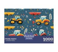 Jigsaws 1000 Piece Tractor - Art Farm Classic Educational Games A Funny And Artistic Puzzle Puzzles 38x26cm/1000pcs