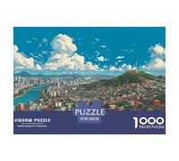 Jigsaws 1000 Piece Urban Architecture - Art Architecture A Funny And Artistic Puzzle Home Decoration Puzzles 38x26cm/1000pcs