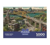 Jigsaws 1000 Piece Urban Architecture - Art Architecture Classic Educational Games A Funny And Artistic Puzzle Puzzles 70x50cm/1000pcs