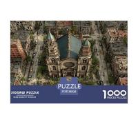 Jigsaws 1000 Piece Urban Architecture - Art Architecture for Adults Or Families A Funny And Artistic Puzzle Puzzles 38x26cm/1000pcs