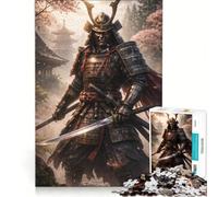 Jigsaws 1000 Pieces for Adults A Fearless Samurai, Educational Games, Fun at Home Activities, for Birthday, Chrismas 38x52cm