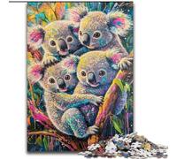 Jigsaws 1000 Pieces for Adults A Group of Sloths Made of cardboard, Perfect Christmas & New Year Gift, size 38x26CM for Holidays, Birthdays, And Family Game Nights