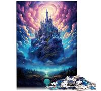 Jigsaws 1000 Pieces for Adults a large castle above the city family fun games 26x38cm Educational Game for Birthday Chrismas