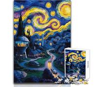 Jigsaws 1000 Pieces for Adults A Tribute to Van Gogh Educational Game Learning Educational Gift For Birthdays Size 38x26cm