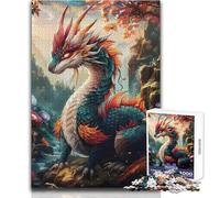 Jigsaws 1000 Pieces for Adults Abstract Dragon Fantasy Educational Game Learning Educational Gift For Birthdays Size 50x75cm