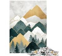 Jigsaws 1000 Pieces for Adults Abstract Gold Decor Help The Brain Exercise Wall Decoration Educational Toy Suitable for People Aged 14 And Above (50x75cm)