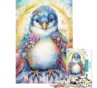 Jigsaws 1000 Pieces for Adults Adorable Little Penguin Difficult And Challenge Pattern Assembly Practical Game Suitable for People Aged 14 And Above (38X52cm)