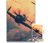 Jigsaws 1000 Pieces for Adults Aerial Dogfight Educational Game Learning Educational Gift For Birthdays Size 50x75cm