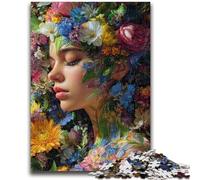 Jigsaws 1000 Pieces for Adults African Woman Adult Puzzles,for Educational Game Challenge Toy Birthday Present, Gifts, Wall Art (75x50cm)