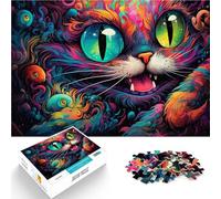 Jigsaws 1000 Pieces for Adults alice cat Decompressing Intellectual Educational Toy 26x38cm is ideal as gifts for the whole family