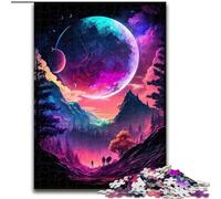 Jigsaws 1000 Pieces for Adults Alien Planet Jigsaw Puzzles size 50x75cm for Holidays, Birthdays, And Family Game Nights