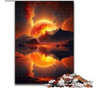 Jigsaws 1000 Pieces for Adults Alien Planet Landscape Wooden Jigsaw Puzzles size 50x75cm Perfect for Birthday, Christmas